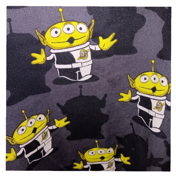 Toy Story's "Little Green Men" Aliens Scrub top by Disney - Pixar - Picture 3 of 4